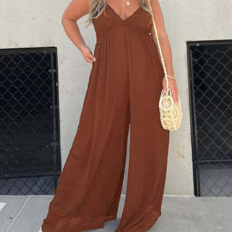 Women's New Suspender Jumpsuit