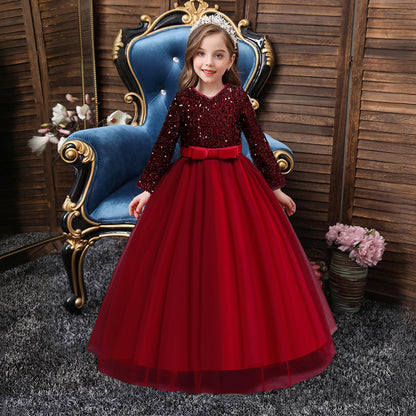 Girls Fashion Cotton Sequin Dress Kids - Glamour Gale