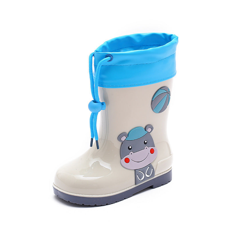 Non-slip Wear-resistant Thickened Edging To Keep Warm And Fleece Boys And Girls Shoes