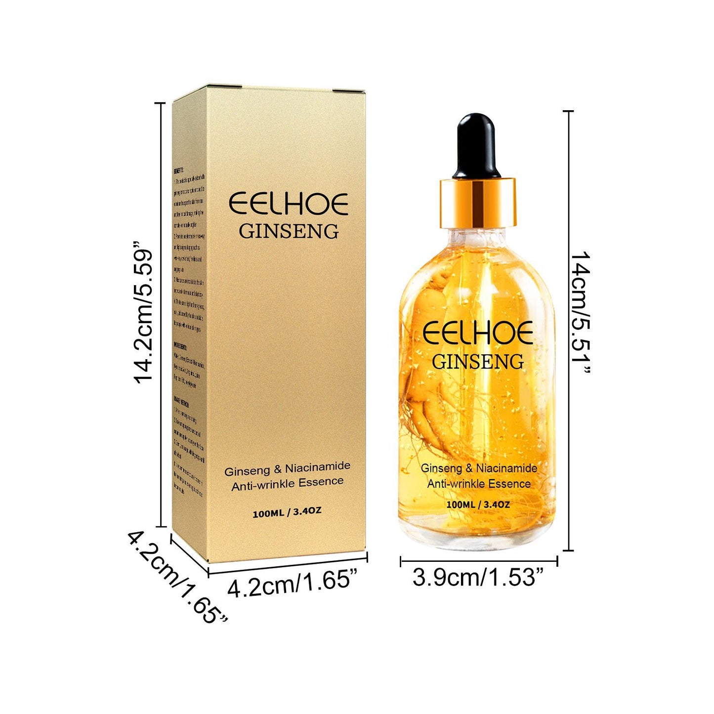 EELHOE - Ginseng Essence For Fading Fine Lines, Firming Face, And Moisturizing Skin Serum