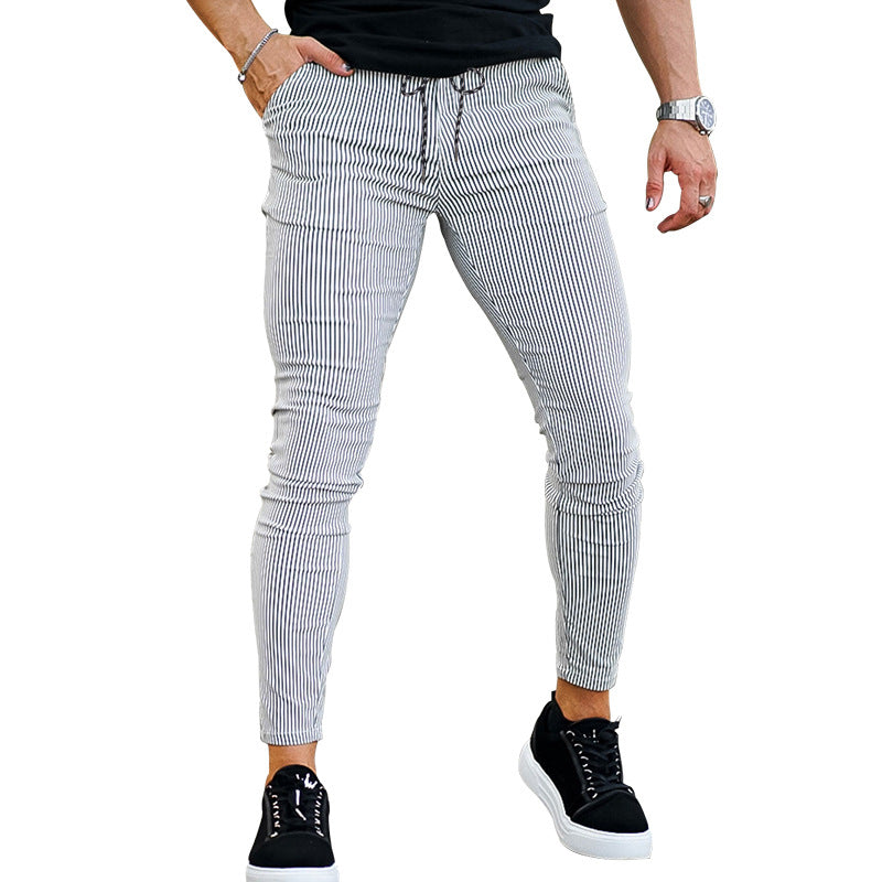 Skinny Men's Fashion Casual Pants