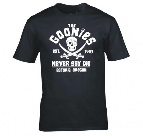 Casual Short Sleeve T-Shirt Letter Goonies