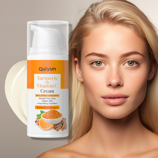 QUIYUM: Turmeric Vitamin C Cream 30g Hydrating And Firming