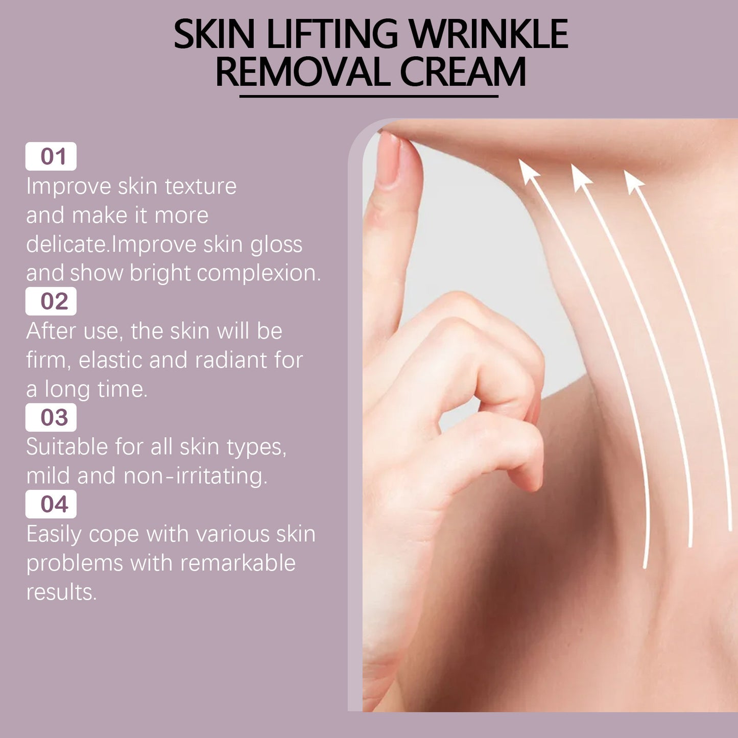 WEST MONTH - Skin Lifting Wrinkle Removing Cream, Moisturizing Body Cream Gentle Moisturizing Skin 100g/3.53oz