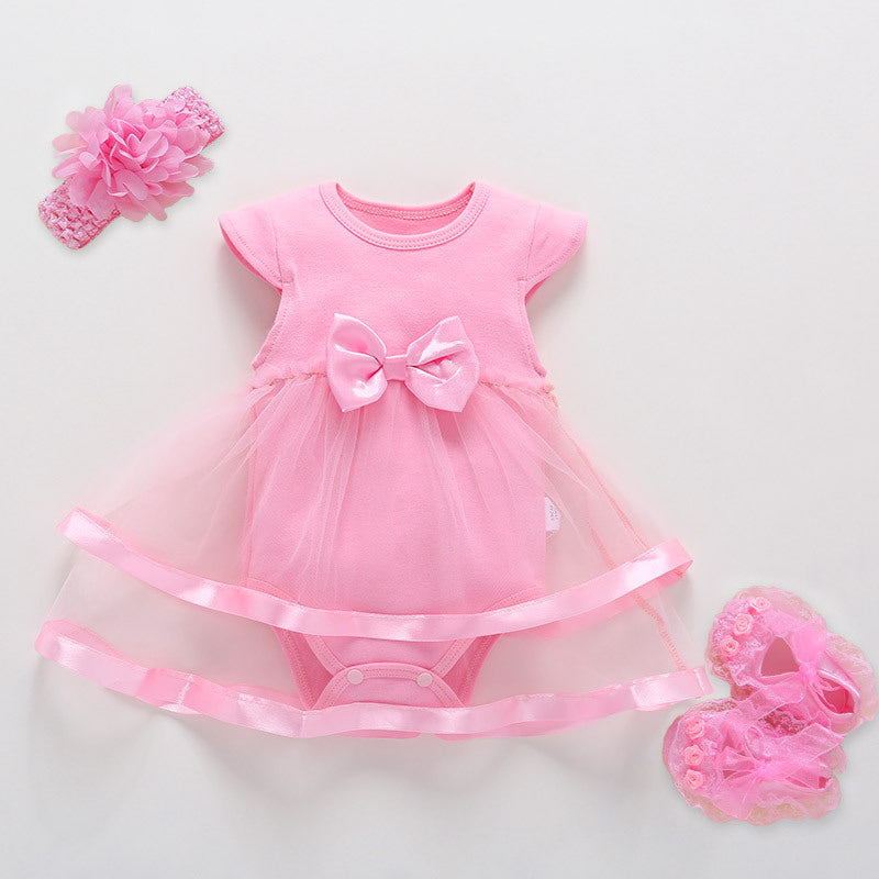 New Baby Girl Birthday Princess Dress - Glamour Gale