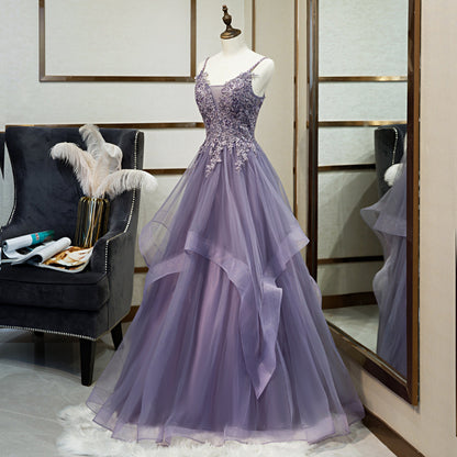 Banquet Evening Dress Female Purple