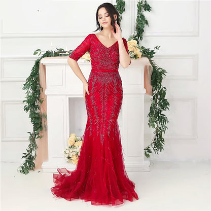 Women's Fishtail Wedding Evening Dress