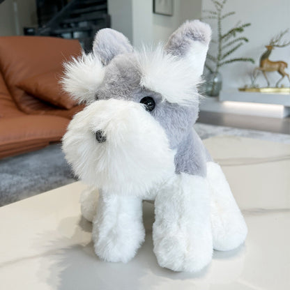 Cute Schnauzer Plush Toy Dog Doll