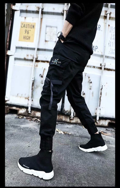 Men's Loose Leggings Overalls Casual Pants