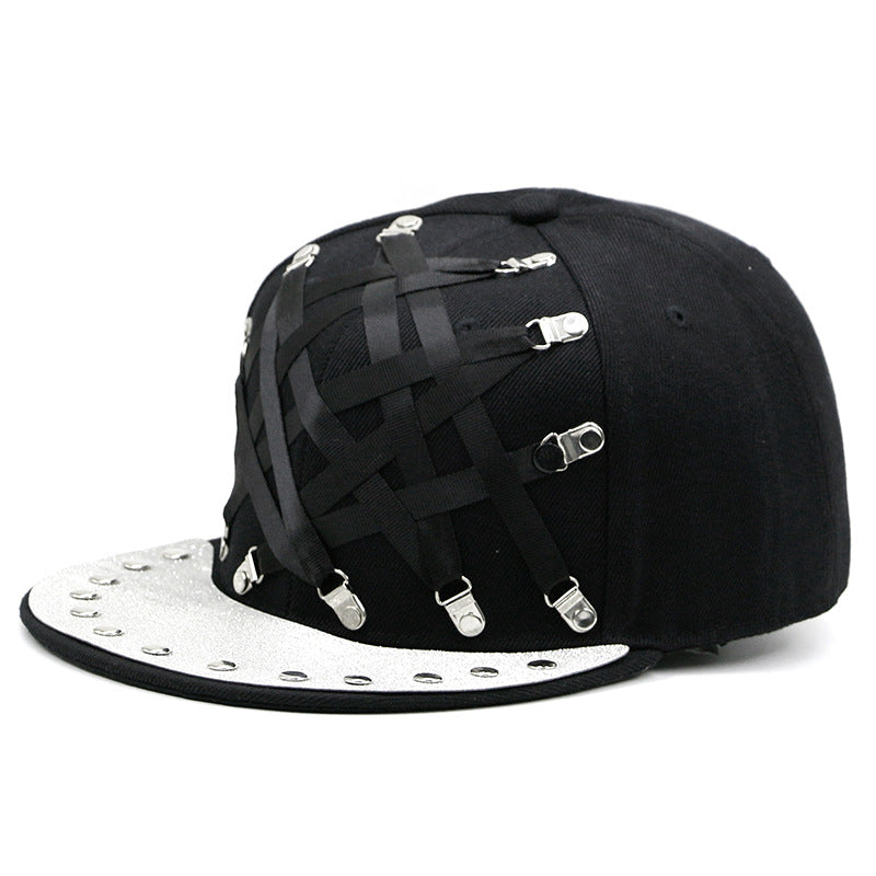 Hip Hop Flat-brimmed Cap Men And Women