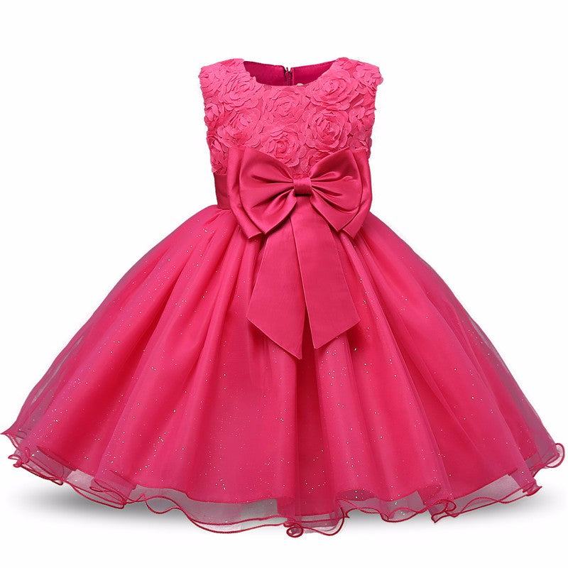 Princess Flower Girl Dress Summer Tutu Wedding Birthday Party Dresses - Glamour Gale