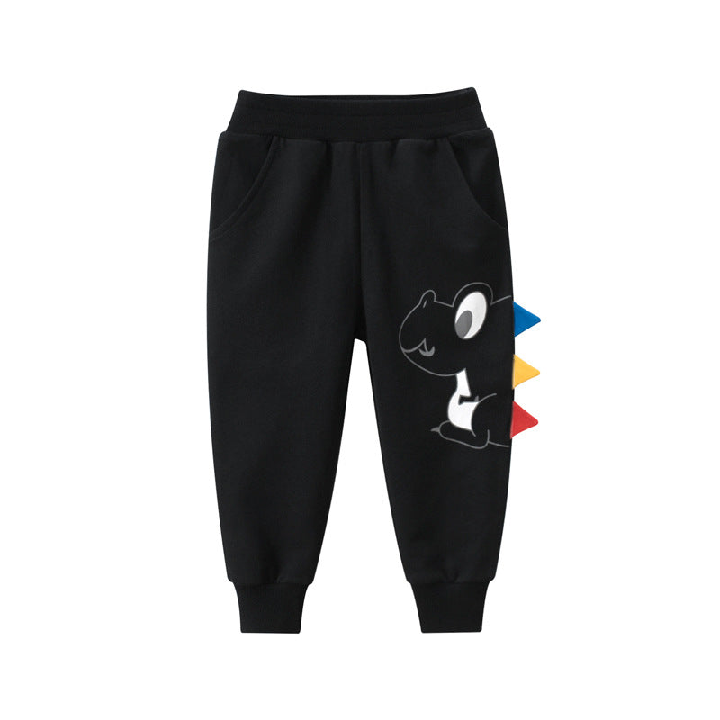 Children's pants wholesale boys sweatpants dinosaur