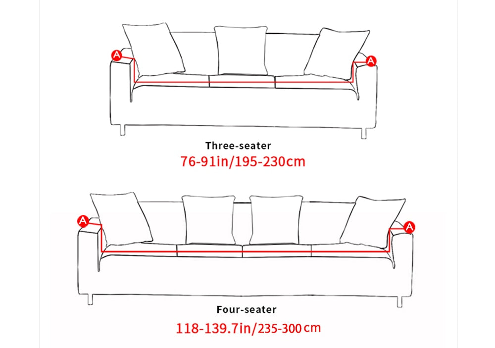 Single double triple four seater sofa cover