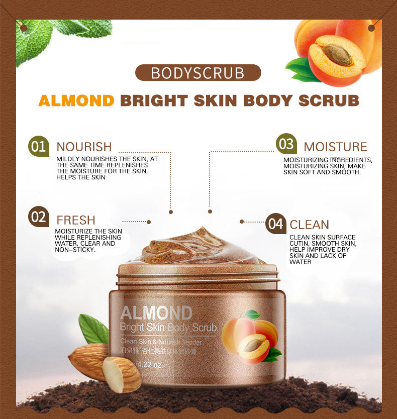 Almond Body Moisturizing Scrub 120g/4.22oz