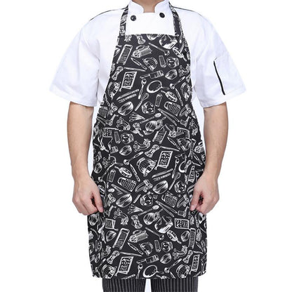 Cooking halter apron