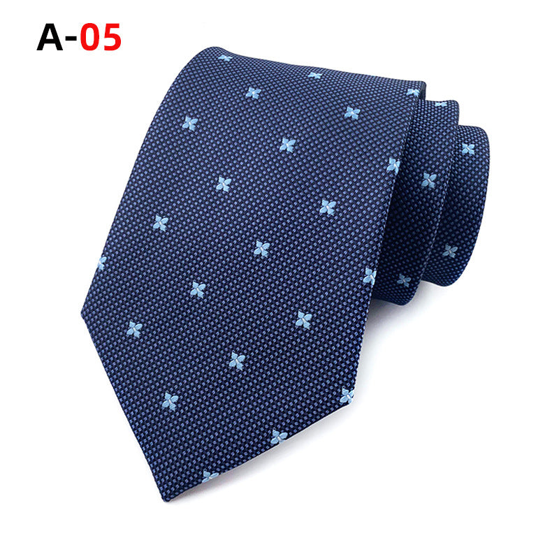 European And American Paisley Polyester Jacquard Men's Tie