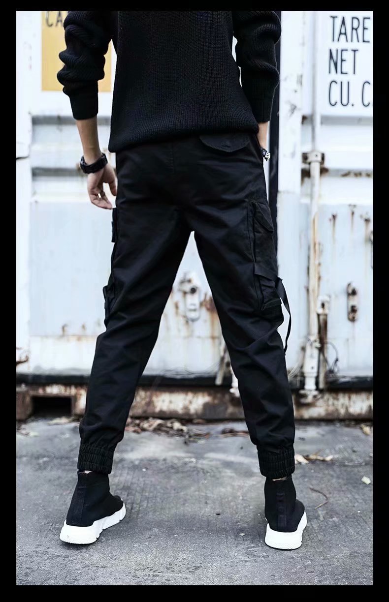 Men's Loose Leggings Overalls Casual Pants