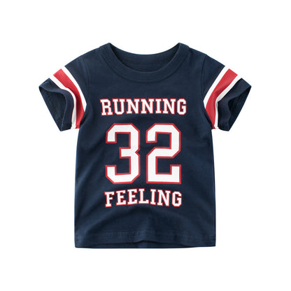 Summer children's T-shirt short sleeve boys' half sleeve top