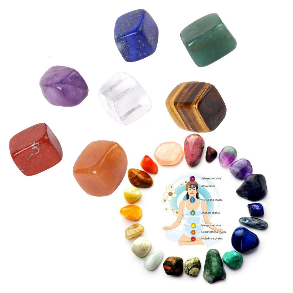 Seven chakra natural crystal stone