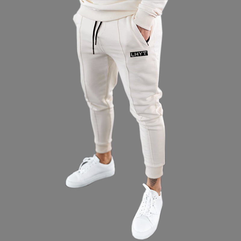 Winter Letters Sports Black Casual Pants Men - Glamour Gale