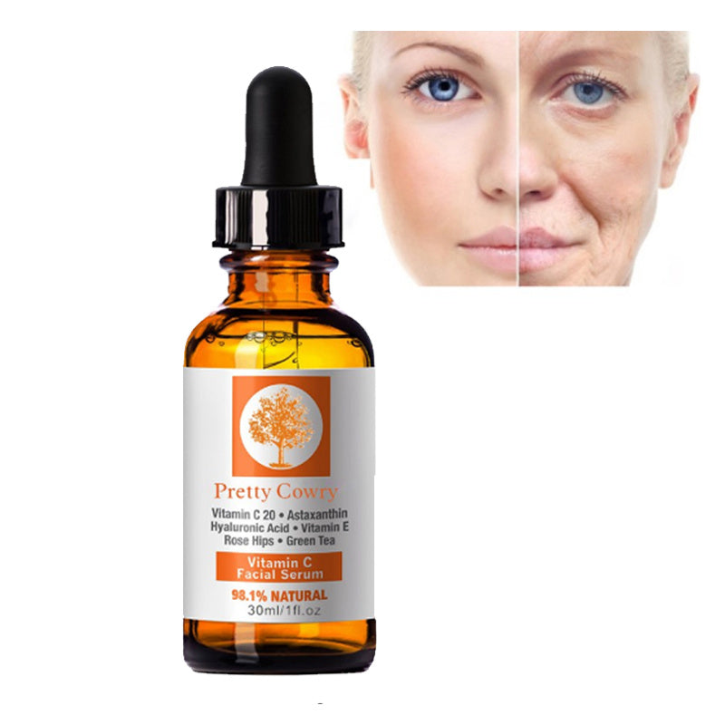 PRETTY COWRY: Vitamin C stock Facial Serum