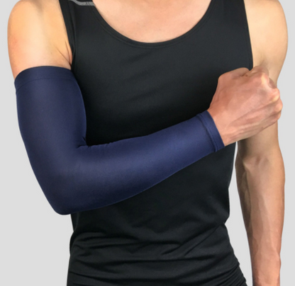 1Pcs Breathable Quick Dry UV Protection Running Arm Sleeves Basketball Elbow Pad Fitness Armguards Sports Cycling Arm Warmers