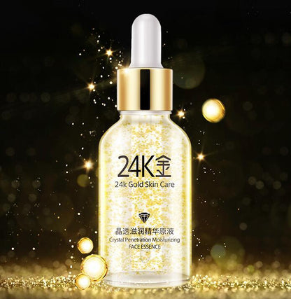 24K Gold for Beautiful and Energetic Skin Serum