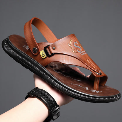 Men's Fashion Latex Soft Bottom Flip Sandals