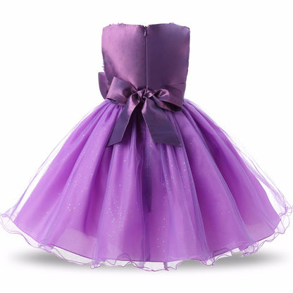 Princess Flower Girl Dress Summer Tutu Wedding Birthday Party Dresses - Glamour Gale