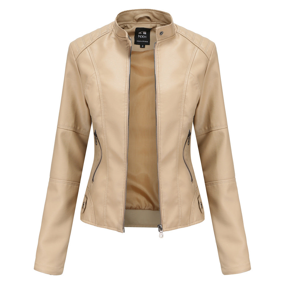 European And American Women's Leather Jackets