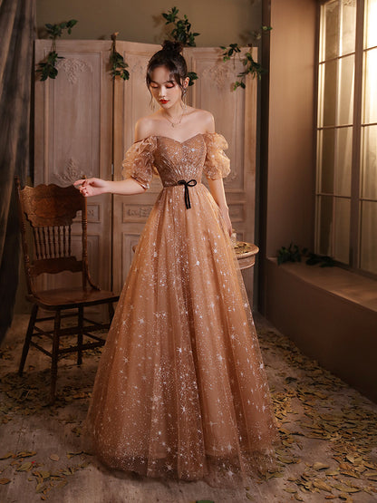 Banquet Host Long Pettiskirt French Evening Dress