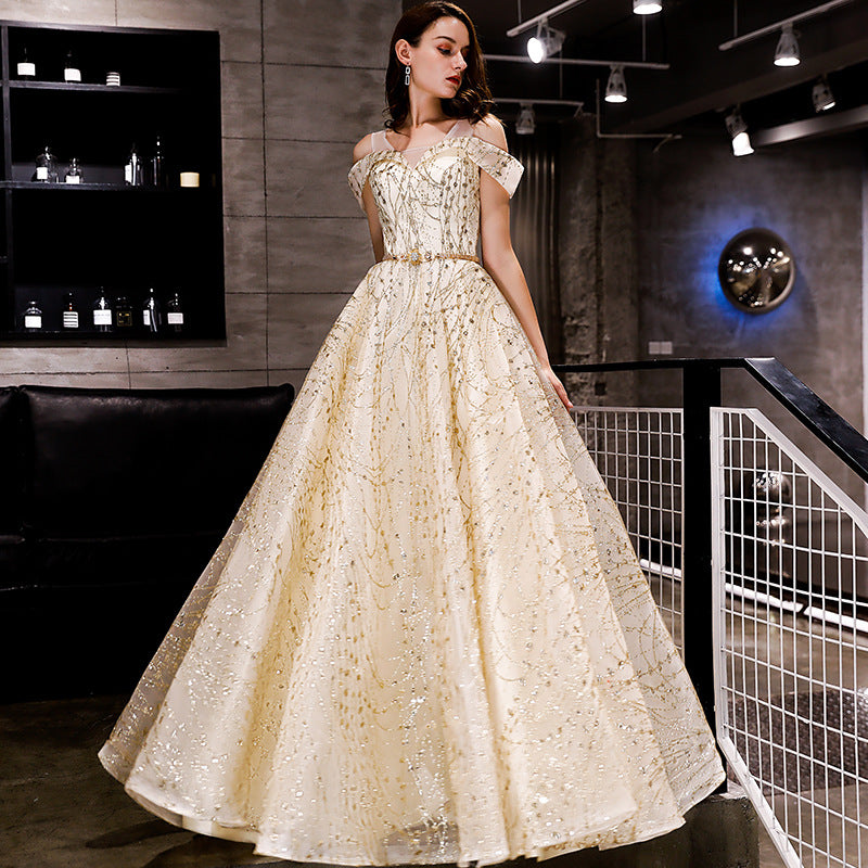 Noble And Elegant Long Evening Dress