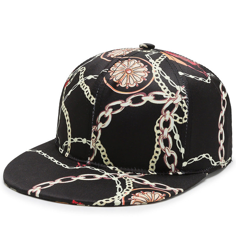 Hat Men And Women Trend Print Element Baseball Cap