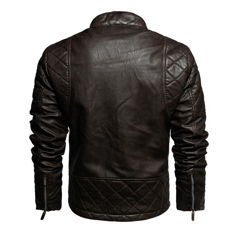 Men's Fashion Trendy Men Autumn And Winter Leather Jackets