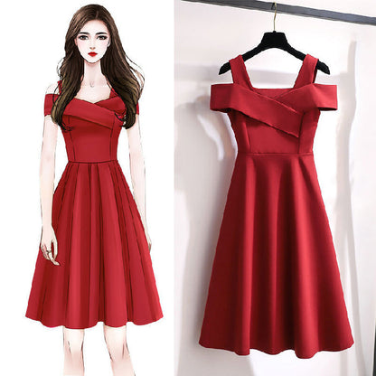 Women's Fat Sister Fashion Temperament Dress Women