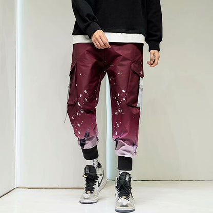 Gradient Casual Loose Nine point Beam Pants Trend