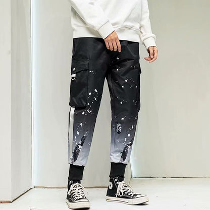 Gradient Casual Loose Nine point Beam Pants Trend