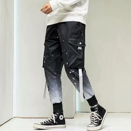 Gradient Casual Loose Nine point Beam Pants Trend