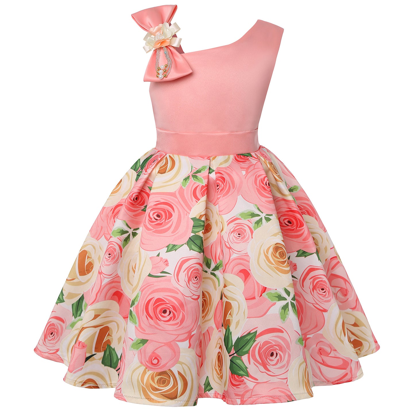 Girls' Dresses Girls' Princess Dresses Digital Print Children's Dresses - Glamour Gale