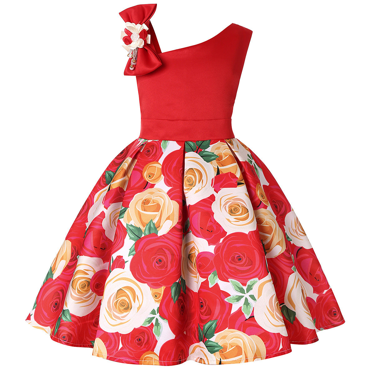 Girls' Dresses Girls' Princess Dresses Digital Print Children's Dresses - Glamour Gale