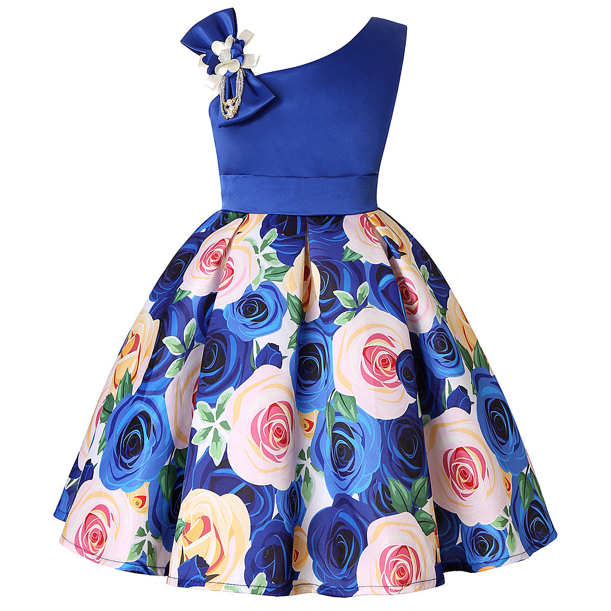 Girls' Dresses Girls' Princess Dresses Digital Print Children's Dresses - Glamour Gale