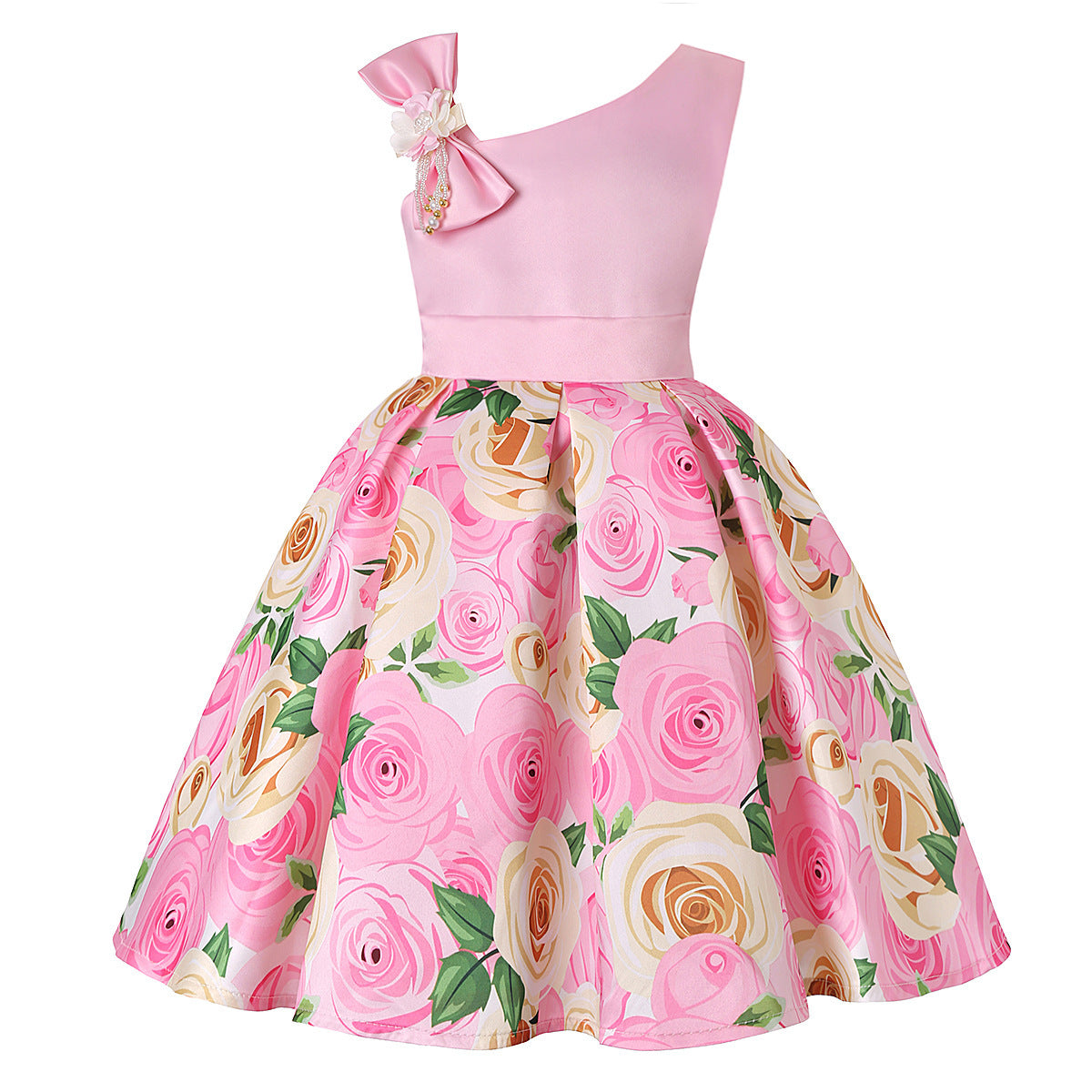 Girls' Dresses Girls' Princess Dresses Digital Print Children's Dresses - Glamour Gale