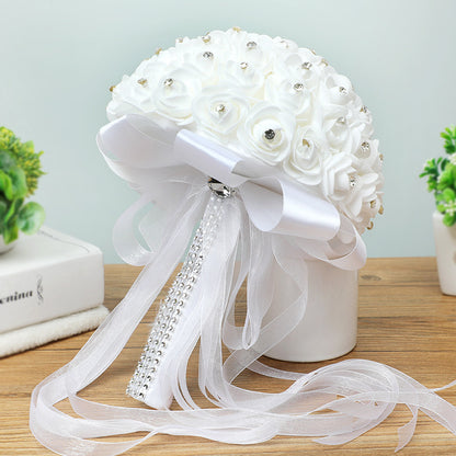 Artificial Wedding Bouquets Hand Made Rose Flower