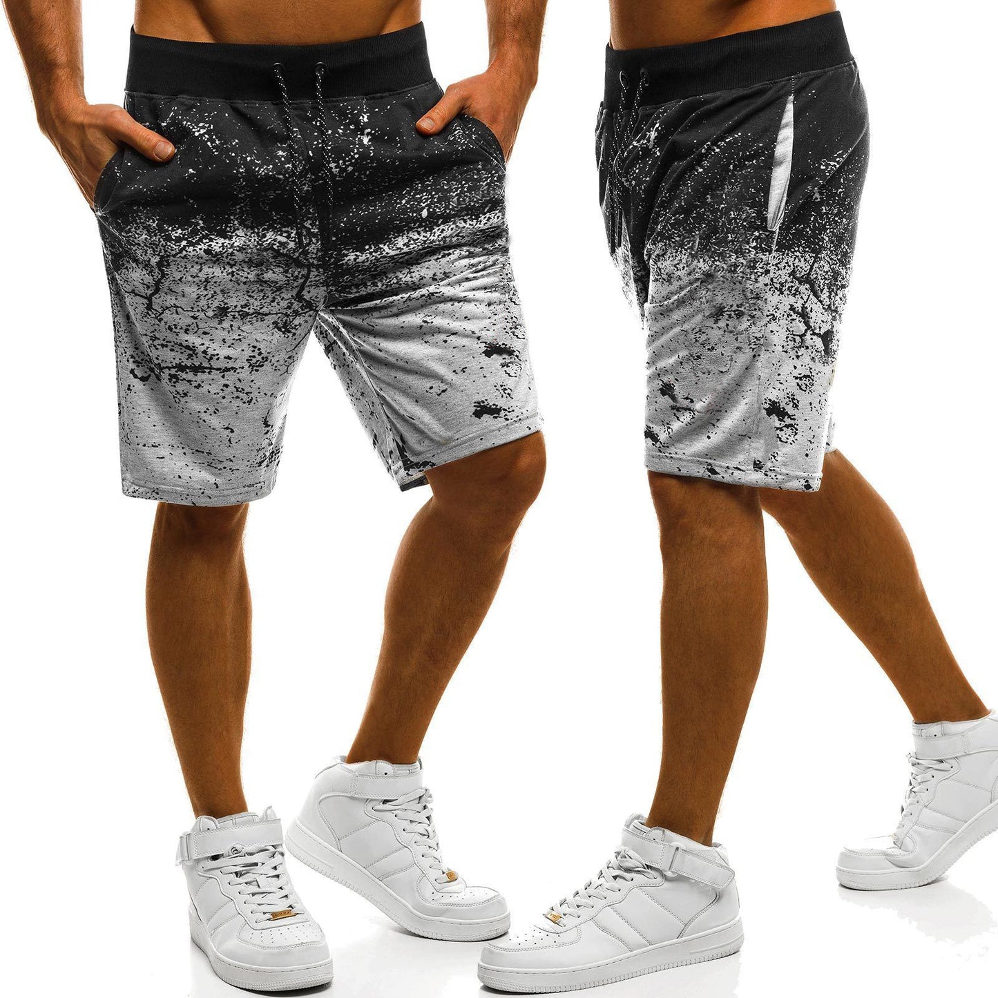 Summer Men's Casual Shorts Sports Pants Slim Beach Pants Men - Glamour Gale