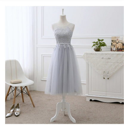 Short Sisters Group Bridesmaid Dress Long Evening Dress