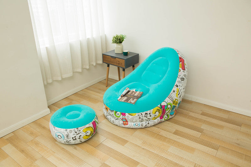 Lazy Bean Bag with Inflatable Folding Sofa