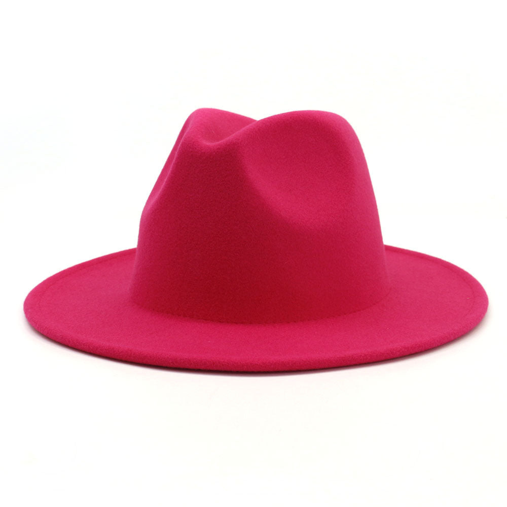 Wide Brim Fedora Hat For Women