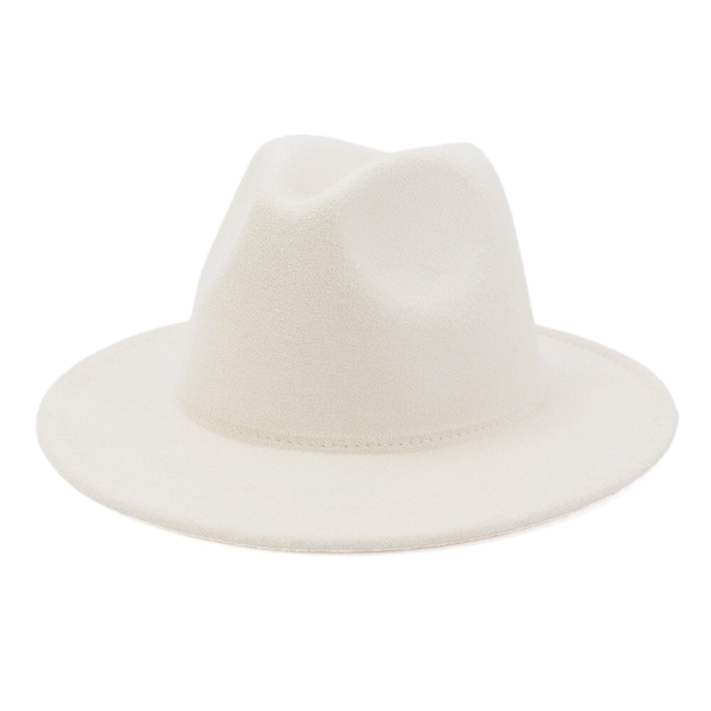 Wide Brim Fedora Hat For Women