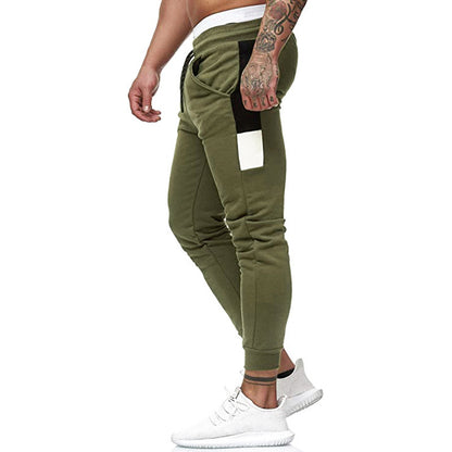 Drawstring Trousers With Elastic Waist And Waist Rope