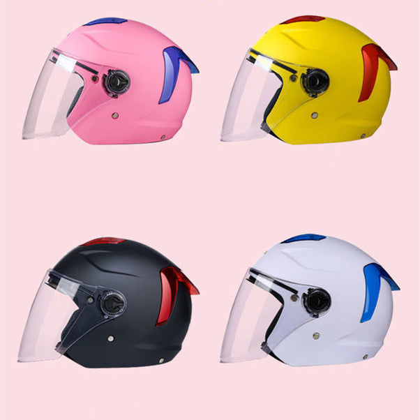 Two-Mirror Electric Bicycle Helmet Men And Women